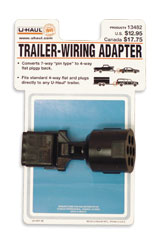 U-Haul: Moving supplies: 7-Way "Pin Type" Trailer-Wiring Adapter