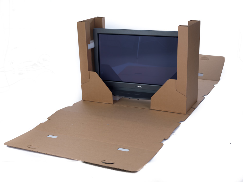 pack flat screen tv box