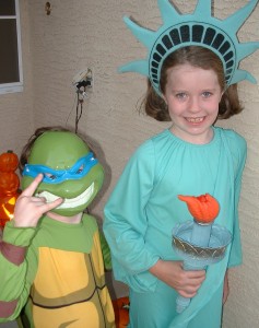 Ninja Turtle Costume Statue of Liberty Halloween Costume