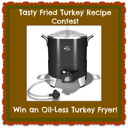 Tasty Fried Turkey Recipe Contest- Win an Oil-Less Turkey Fryer!