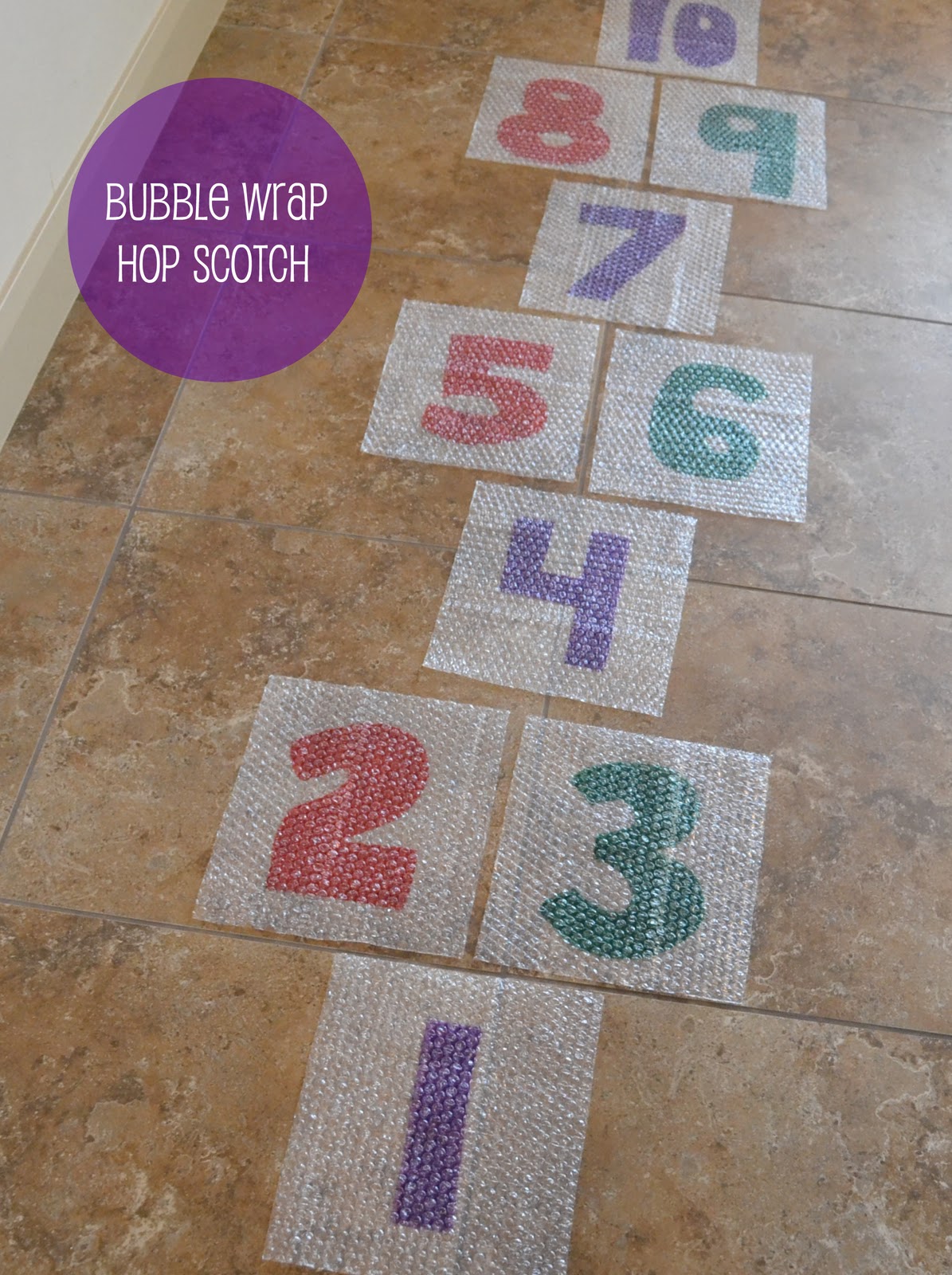 DIY Bubble Wrap Games