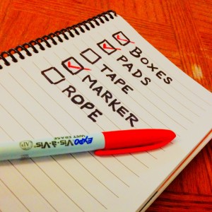 A Checklist for Your Move Checklist