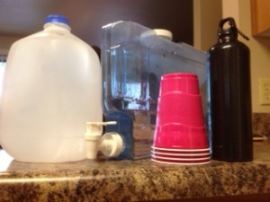 Water container. Water jug. water bottle.