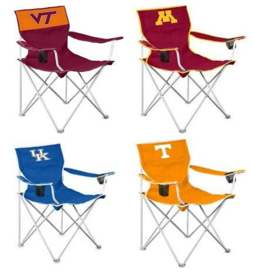 Folding tailgating chairs from Amazon.com