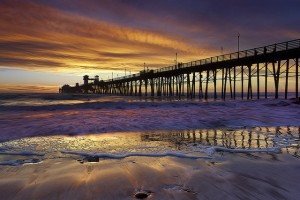 Oceanside Surf - Oceanside Pier, California