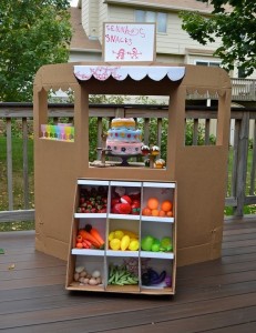 A snack stand featured on Adventures in Kindergarten. 