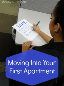 Moving into your first apartment