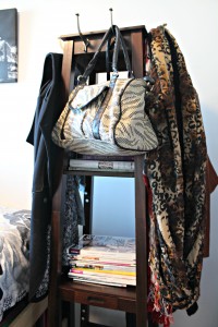 Multi-use coat rack for your dorm