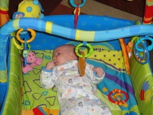 Use a play mat