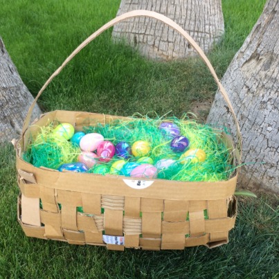 Making a Cardboard Easter Basket