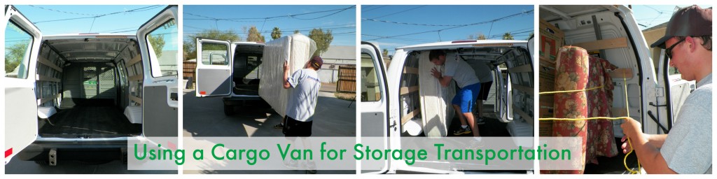 Using a Cargo Van for Storage Transporation