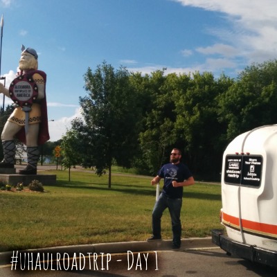 #uhaulroadtrip Day 1: Minnesota and North Dakota