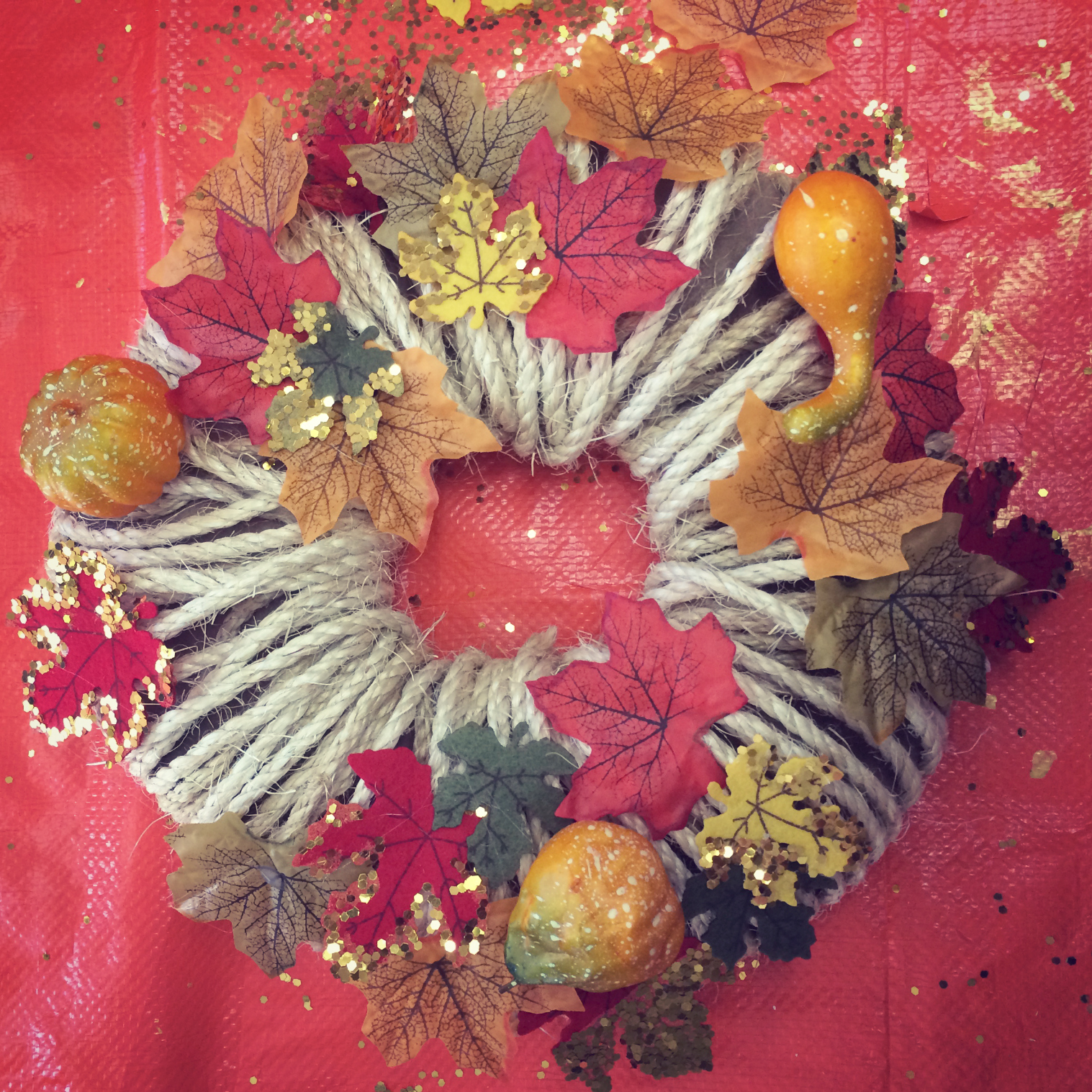 DIY Fall Wreath in 3 Easy Steps