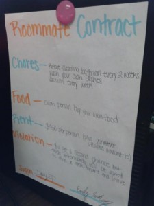 roommate contract