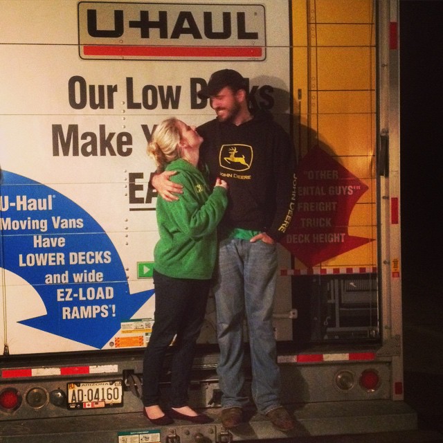 #uhaulfamous love stories - the newlyweds