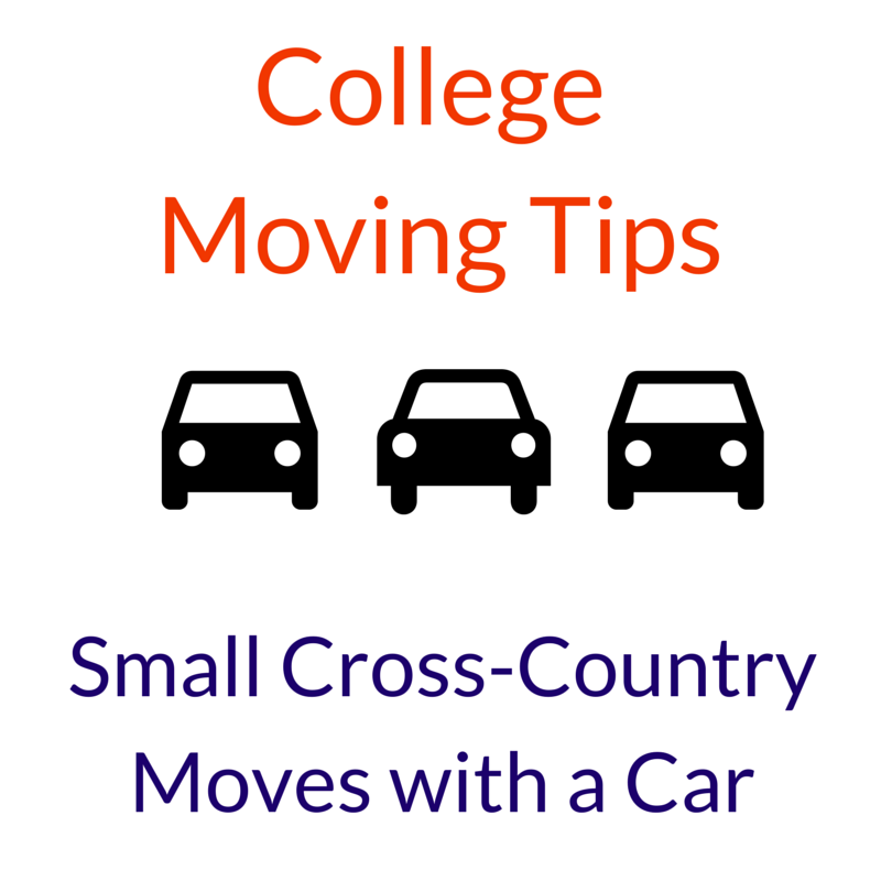 College Moving Tips: Small Cross-Country Moves with a Car