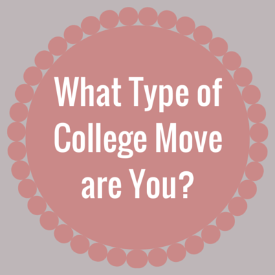 College Moving Tips: What Type of College Move are You? (Flowchart)