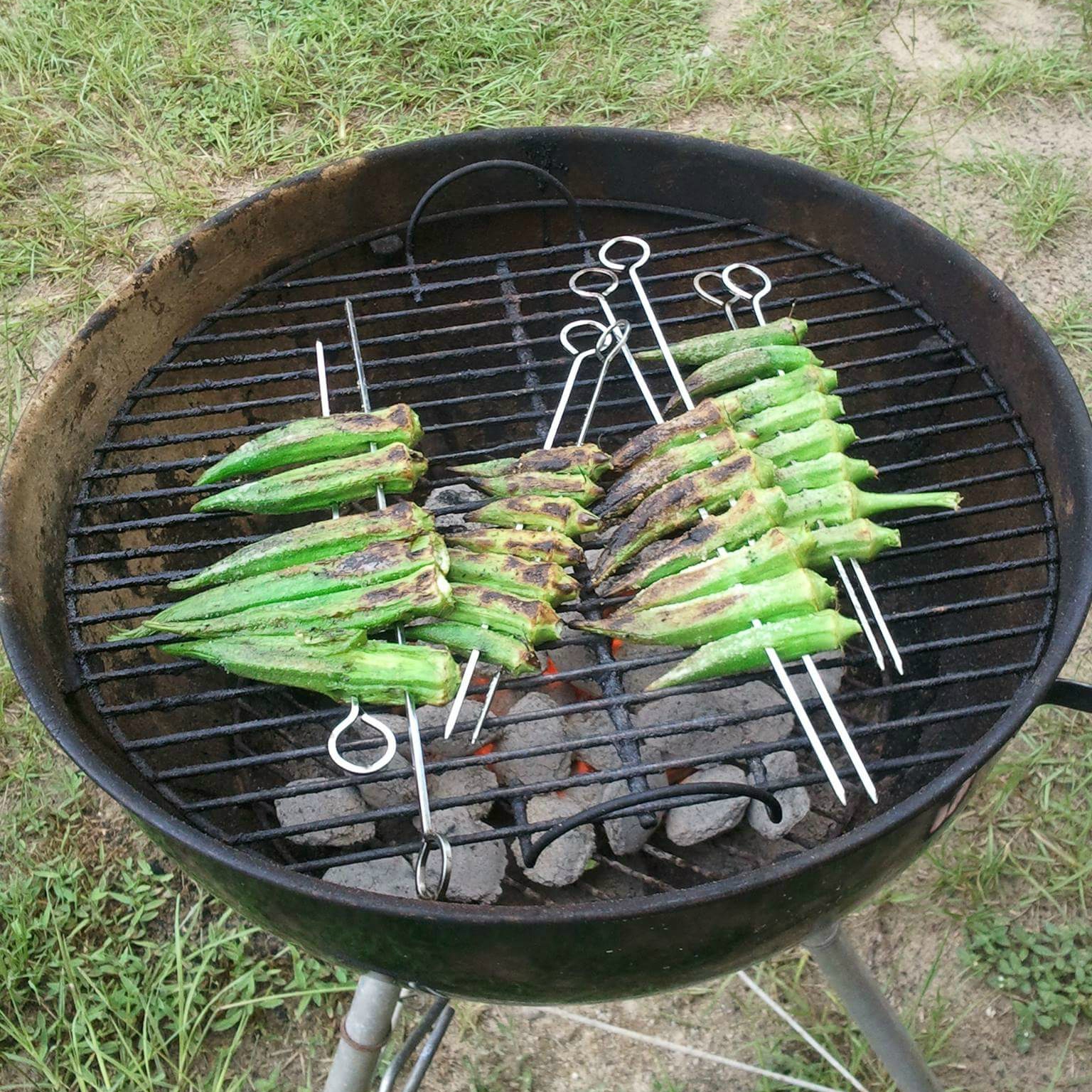 Grilled Okra