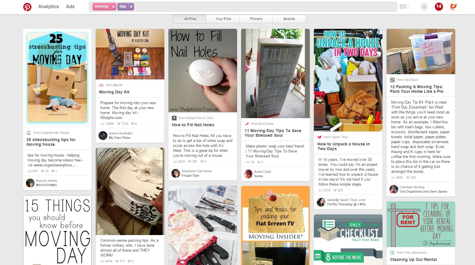 Moving Tips on Pinterest