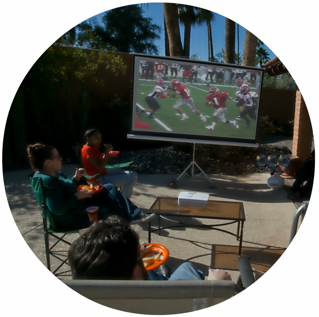 projector-big-game circle