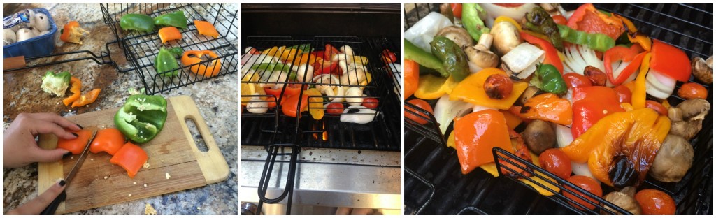 grilling vegetables