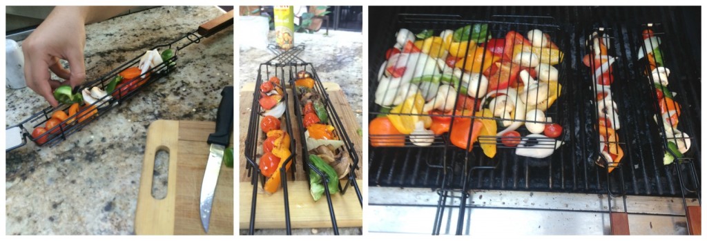 grilling vegetables