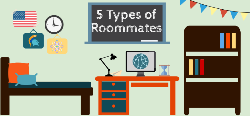 5 Types Of Roommates Youll Find At College Moving Insider 