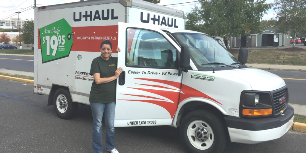 u haul moving van