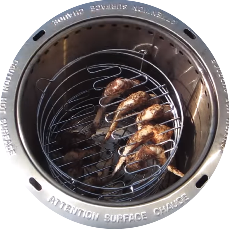 how to make wings in an oil-less fryer