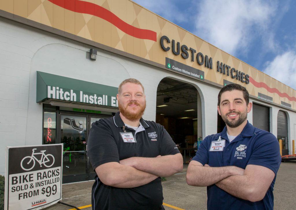 Hitch installation center