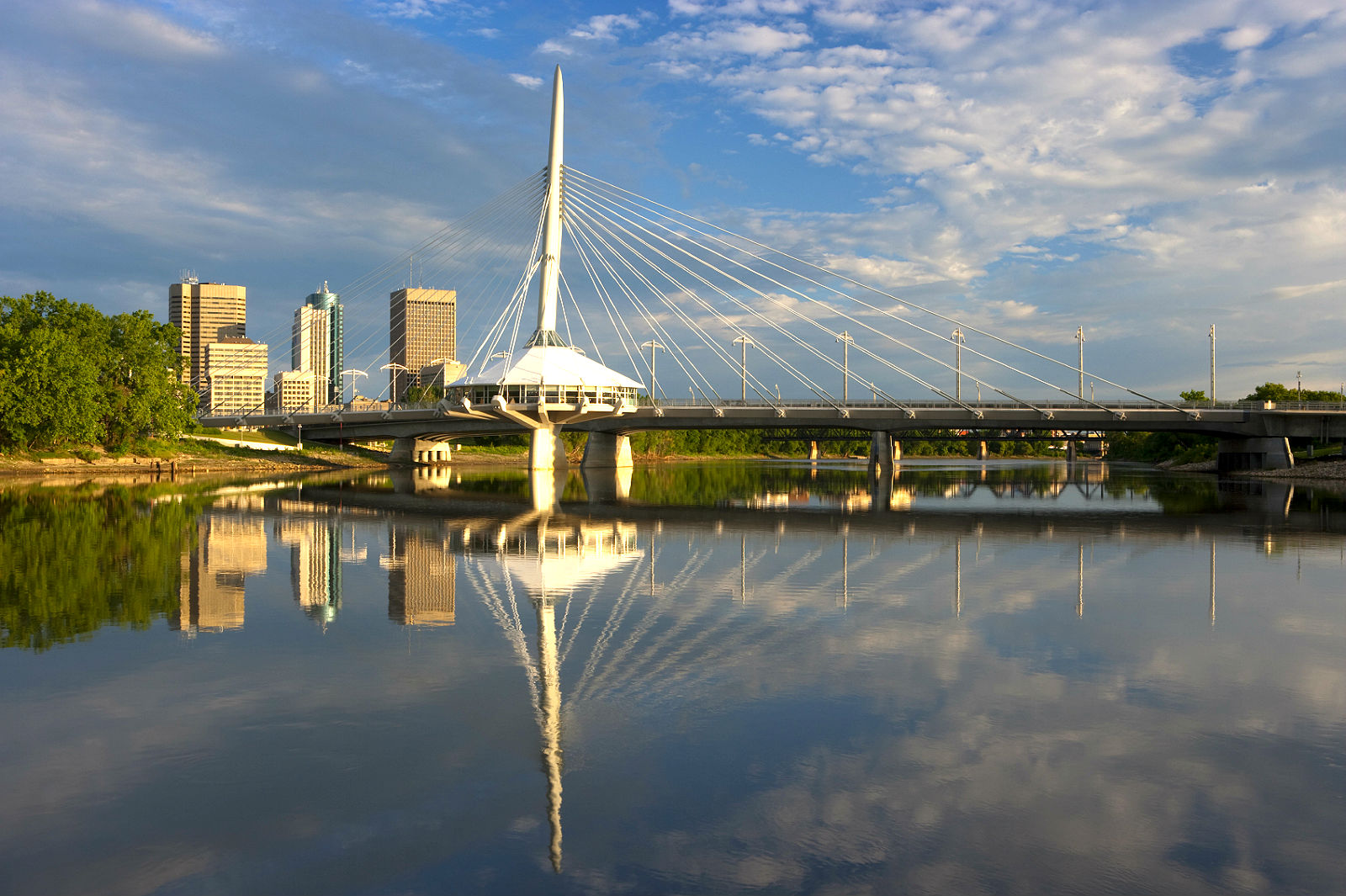 Paysage urbain de Winnipeg, au Manitoba