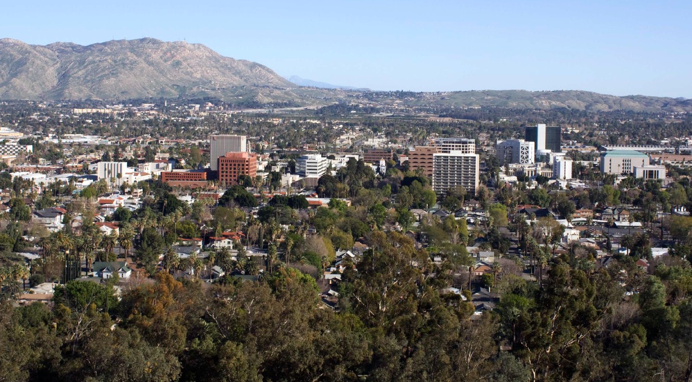 Riverside, California cityscape