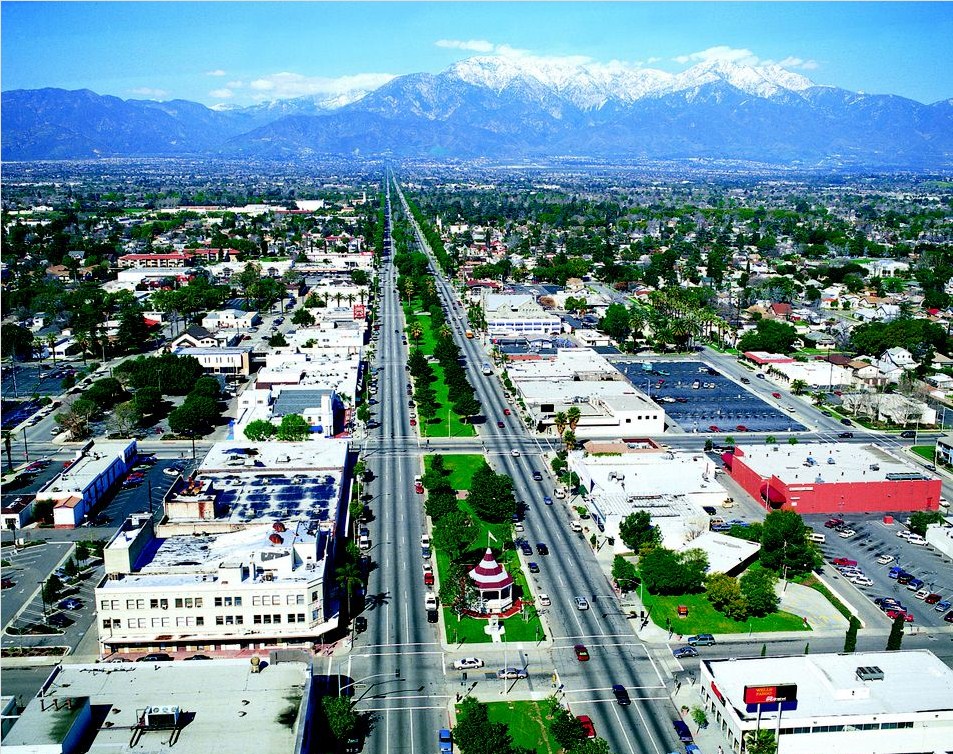 Ontario, California cityscape