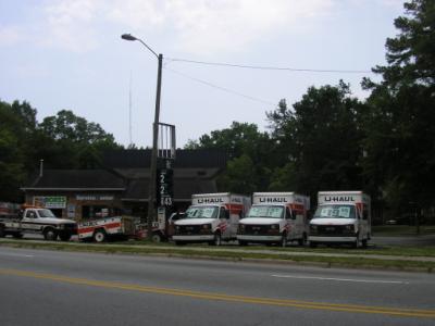U Haul Moving Truck Rental In Durham Nc At Wades Texaco Service