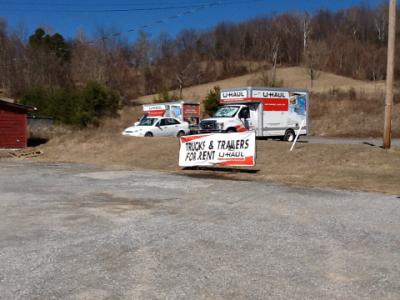 U Haul Moving Truck Rental In Pembroke Va At Sandys Service Station Storage