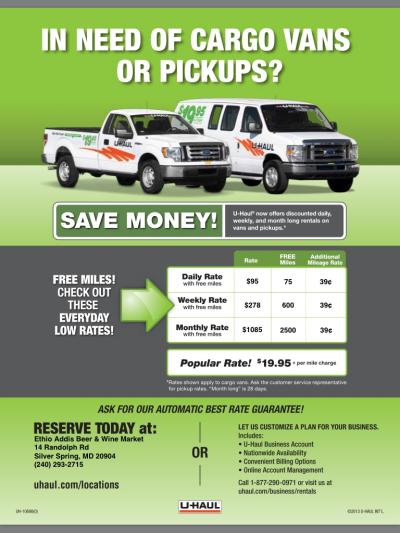 Moving Truck Rentals Near Germantown Md U Haul