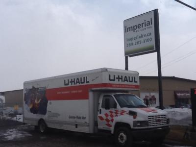 U Haul Moving Truck Rental In Fort Mcmurray Ab At Bishop Towing Storage