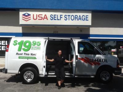 U Haul Moving Truck Rental In Hollywood Fl At Usa Storage