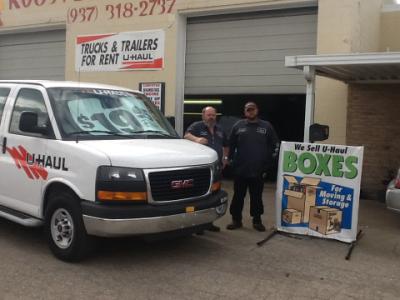 U Haul Moving Truck Rental In Fairborn Oh At Roosters Auto Care