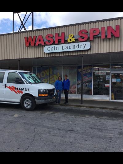 U Haul Moving Truck Rental In Atlanta Ga At Wash N Spin Coin Laundry