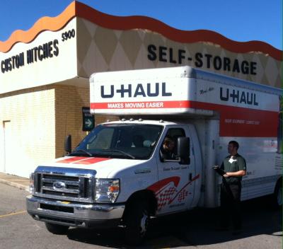 U Haul Moving Truck Rental In Richmond In At U Haul Moving Storage At National Rd