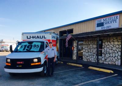 U Haul Moving Truck Rental In Abilene Tx At The Muffler Shoppe