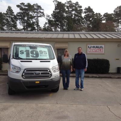U Haul Moving Truck Rental In The Woodlands Tx At Montgomery County Self Storage