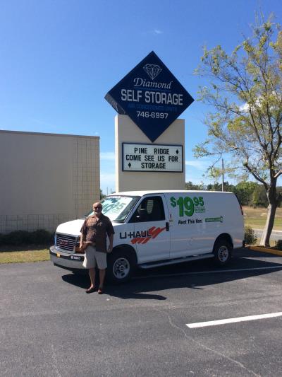 U Haul Moving Truck Rental In Beverly Hills Fl At Diamond Self Storage Property I Llc