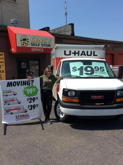 U Haul Moving Truck Rental In Cincinnati Oh At Spring Grove Self Storage