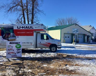 U Haul Moving Truck Rental In Winnipeg Beach Mb At Winnipeg Beach Carwash Storage
