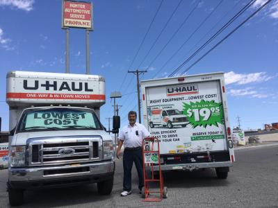 U Haul Moving Truck Rental In El Paso Tx At Hunter Automotive Service