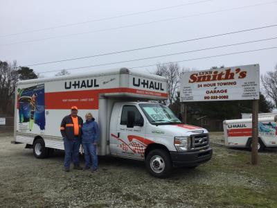 U Haul Moving Truck Rental In Jacksonville Nc At Lynn Smith Towing Garage