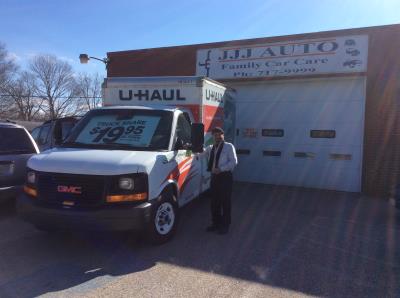 U Haul Moving Truck Rental In Yellow Springs Oh At Jjj Auto Llc