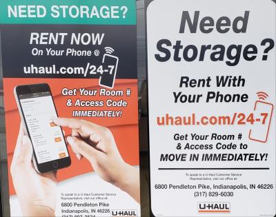 U Haul Moving Truck Rental In Indianapolis In At U Haul Storage Of Lawrence